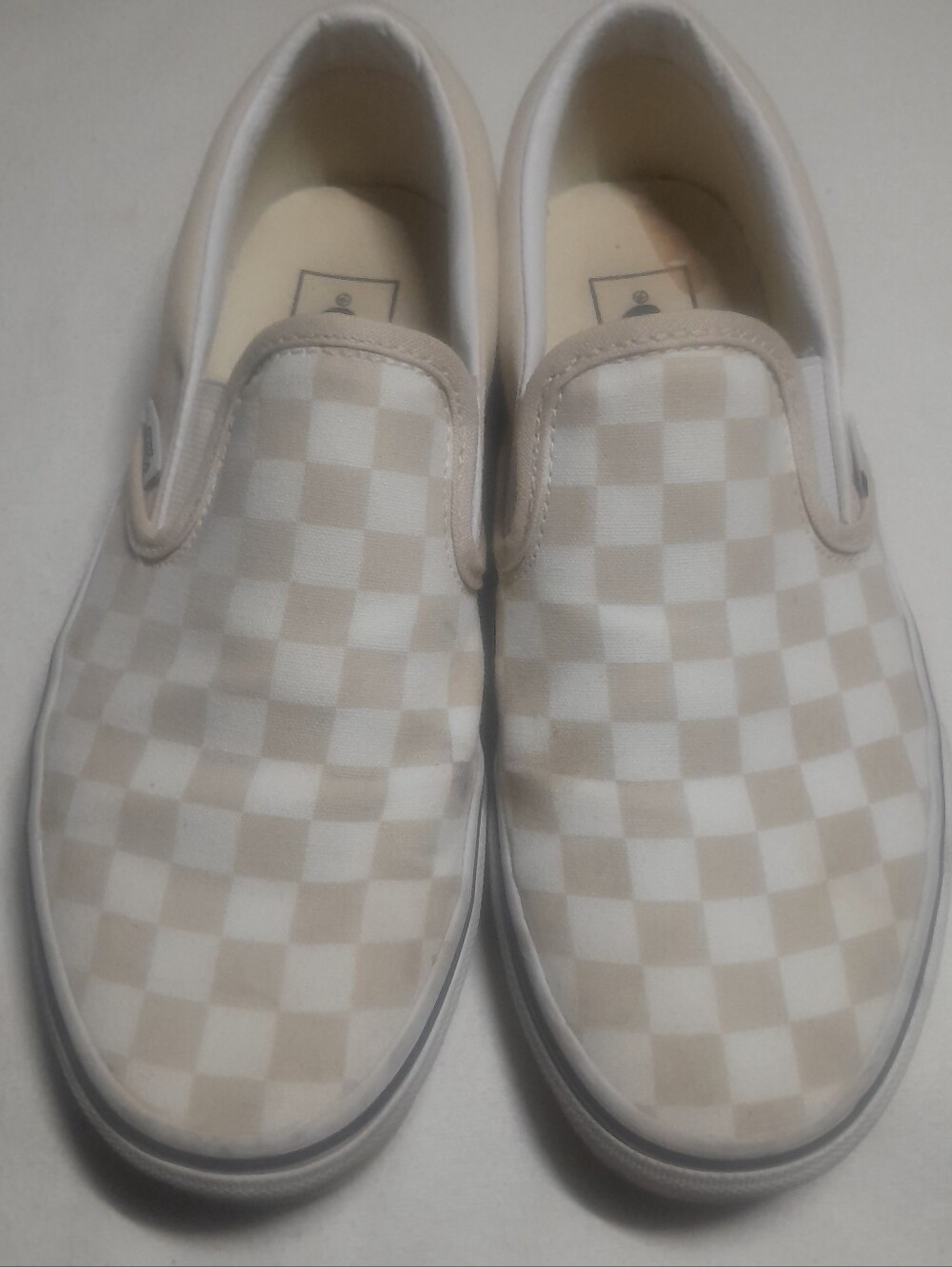 Vans Gum Rubber Sole Sneakers - Brown and White